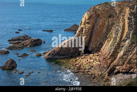 Crohy testa costiera, Maghery, Co, Donegal, Irlanda Foto Stock