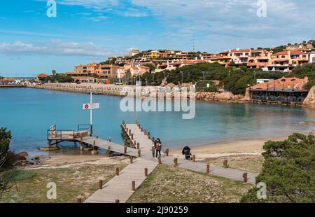 Resort di lusso sul mare di Porto Cervo, Sardegna, Italia Foto Stock