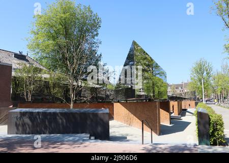 monumento commemorativo dei nomi dell'Olocausto nazionale olandese ad Amsterdam, Paesi Bassi, maggio 2022 Foto Stock