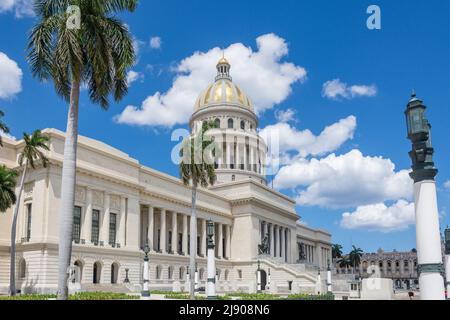 Palazzo del Campidoglio Nazionale (Capitolio Nacional de Cuba), Paseo del Prado, l'Avana Vecchia, l'Avana, la Habana, Repubblica di Cuba Foto Stock