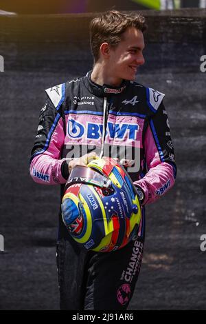 Montmelo, Spagna, 19/05/2022, PIASTRO Oscar (aus), Reserve driver del Team Alpine F1, ritratto durante la Formula 1 Pirelli Grand Premio de Espana 2022, 6th round del Campionato Mondiale FIA di Formula uno 2022, sul circuito di Barcellona-Catalunya, dal 20 al 22 maggio 2022 a Montmelo, Spagna - Foto: Xavi Bonilla/DPPI/LiveMedia Foto Stock