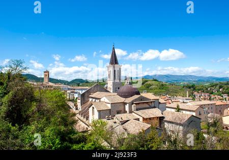 Cattedrale di Santa Maria Assunta a Spoleto, Provincia di Perugia, Umbria, Italia Foto Stock