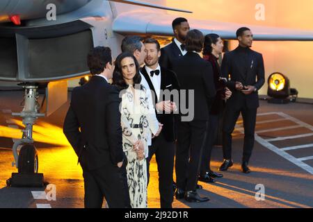 Jennifer Connolly, Top Gun: Maverick Royal Film Performance, Leicester Square Gardens, Londra, Regno Unito, 19 maggio 2022, Foto di Richard Goldschmidt Foto Stock