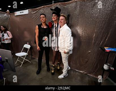 Thorgy Thor durante il 2022 RuPaul DragCon, giorno 2, tenuto presso IL LA Convention Center di Los Angeles, California, venerdì 14 maggio 2022. Foto di Jennifer Graylock-Graylock.com Foto Stock