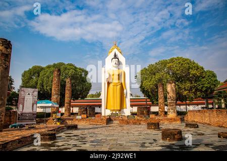 Wat Phra si Rattana Mahathat Woramahawihan, tempio di Phitsanulok, Thailandia Foto Stock