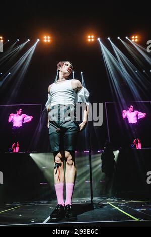 Zürich, Svizzera. 19th maggio 2022. La cantante, cantautore e musicista inglese Yungblud suona un concerto dal vivo al Halle 622 di Zürich. (Photo Credit: Gonzales Photo/Alamy Live News Foto Stock