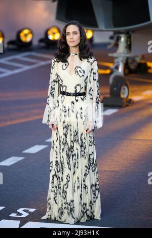 Londra, Regno Unito . 19 maggio 2022. Jennifer Connolly è stato raffigurato alla premiere britannica di Top Gun: Maverick tenuto presso i Leicester Square Gardens. Credit: Alan D West/Alamy Live News Foto Stock