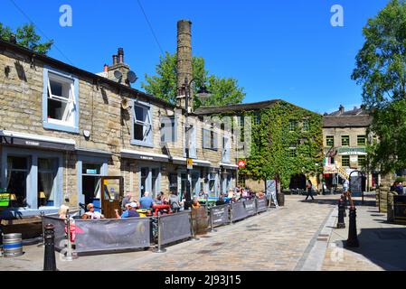 Spalla di Mutton, St George's Square, Hebden Bridge, West Yorkshire Foto Stock