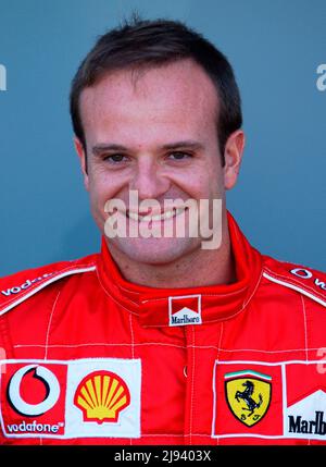 Melbourne, Australia. 06th Mar 2003. ARCHIVIO FOTOGRAFICO: Rubens BARRICHELLO compie 50 anni il 23 maggio 2022, 03 SN Barrichello 0603.jpg Rubens BARRICHELLO, BRA, Ferrari, Portrait, HF Formula 1, Gran Premio d'Australia il 03/06/2003 a Melbourne, Motorsport Credit: dpa/Alamy Live News Foto Stock