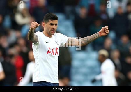 Foto d'archivio del 09-04-2022 di Cristian Romero di Tottenham Hotspur. Il difensore argentino è arrivato nel calcio inglese in agosto dal club italiano Atalanta e si è dimostrato un grande successo nel nord di Londra. Data di emissione: Venerdì 20 maggio 2022. Foto Stock