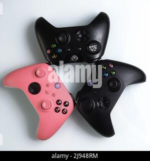 controller di gioco xbox Foto Stock