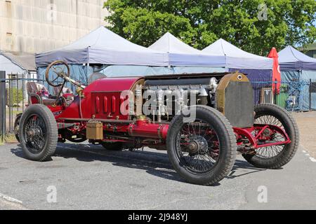 Fiat Isotta Fraschini 250hp (1905/1917), Centenario della velocità, 17 maggio 2022, Brooklands Museum, Weybridge, Surrey, Inghilterra, Gran Bretagna, Regno Unito, Europa Foto Stock