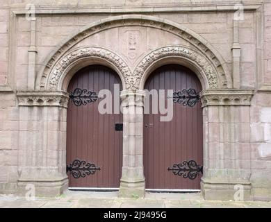 La porta ad arco della Steeple Dundee Foto Stock