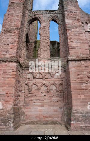 L'Abbazia di Arbroath sul fronte ovest Foto Stock