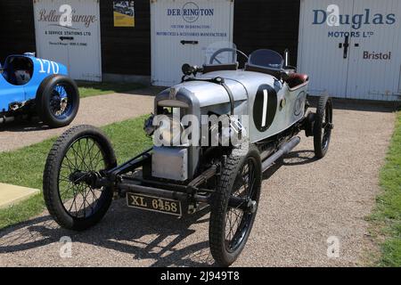 GN Akela 200 (1922), Centenario della velocità, 17 maggio 2022, Brooklands Museum, Weybridge, Surrey, Inghilterra, Gran Bretagna, Regno Unito, Europa Foto Stock