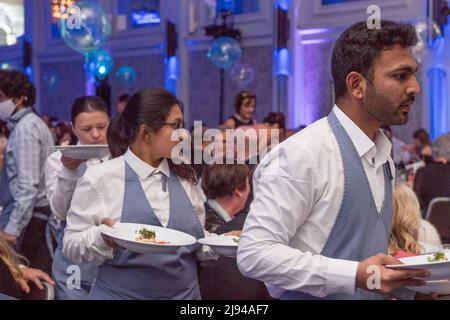 Team Wild Waves Talisker Whisky Atlantic Challenge evento Charity Ball Foto Stock