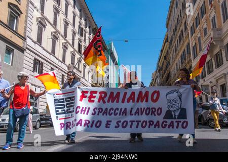 Roma, Italia. 20th maggio 2022. Eleonora De Luca assiste alla fotocall di  Rai fiction solo per passione Letizia Battaglia fotografa al centro di Rai.  Credit: SOPA Images Limited/Alamy Live News Foto stock 