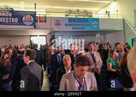 Napoli, Campania, Italia. 20th maggio 2022. 20/05/2022 Napoli, alla Mostra DÃOltremare di questa mattina la conferenza forza Italia ''l'Italia del futuro, la forza che unisce'' ha dato origine a molte personalità nazionali ed europee presenti e domani ci sarà la presenza del leader Silvio Berlusconi. (Credit Image: © Fabio Sasso/ZUMA Press Wire) Credit: ZUMA Press, Inc./Alamy Live News Foto Stock