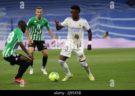 Real Madrid e Betis durante una partita la Liga Foto Stock