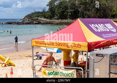 Manly Beach Sydney Surf Rescue Teams, Sydney, NSW, Australia Foto Stock