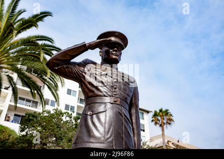 Statua della saluta marina DEGLI STATI UNITI Foto Stock