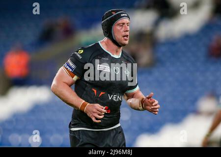 Huddersfield, Regno Unito. 20th maggio 2022. Chris Hill di Huddersfield durante la partita della Super League tra Huddersfield Giants e Tolosa al John Smiths Stadium di Huddersfield, Inghilterra, il 20 maggio 2022. Foto di Simon Hall. Solo per uso editoriale, licenza richiesta per uso commerciale. Nessun utilizzo nelle scommesse, nei giochi o nelle pubblicazioni di un singolo club/campionato/giocatore. Credit: UK Sports Pics Ltd/Alamy Live News Foto Stock