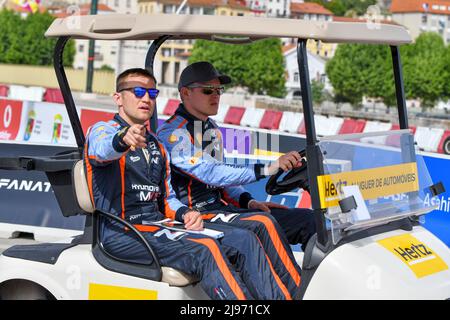 JARVEOJA Martin (est), Hyundai Shell Mobis World Rally Team, Hyundai i20 N Rally 1, ritratto durante il Rally de Portugal 2022, 4th round del WRC World Rally Car Championship 2022, dal 19 al 22 maggio 2022 a Matosinhos, Portogallo - Foto: Paulo Maria/DPPI/LiveMedia Foto Stock