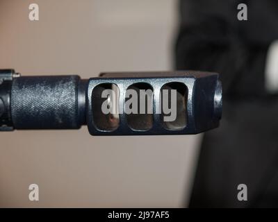 Fucile anti-materiale per cecchino alla mostra militare IDEX 2011 Foto Stock