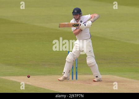 21 maggio 2022. Londra, Regno Unito. Come Middlesex si è svolta a Durham il terzo giorno della partita del campionato della contea a Lords. David Rowe/Alamy Live News Foto Stock