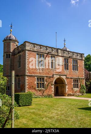 Bella Charlecote House & Gardens a Charlecote Park, Warwickshire. Foto Stock
