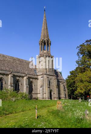 St. Leonard's Church, Charlecote, Warwickshire, Inghilterra. Foto Stock