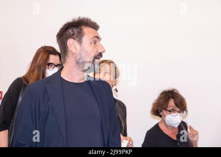 21 maggio 2022, Roma, RM, Italia: Attore italiano Fabrizio Gifuni al cinema quattro Fontane di Roma, prima della presentazione del film ''Esterno Notte' (Credit Image: © Matteo Nardone/Pacific Press via ZUMA Press Wire) Foto Stock