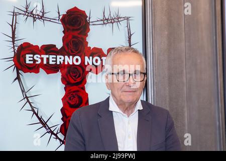 21 maggio 2022, Roma, RM, Italia: Il regista italiano Marco Bellocchio al cinema quattro Fontane di Roma, prima della presentazione del film ''Esterno Notte' (Credit Image: © Matteo Nardone/Pacific Press via ZUMA Press Wire) Foto Stock