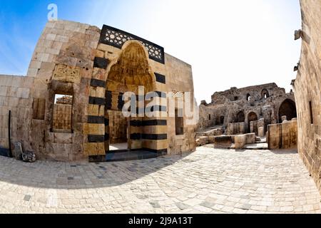 Cittadella Aleppo Siria Foto Stock