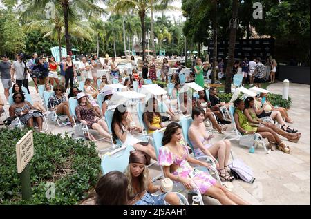 Miami, Stati Uniti d'America. 21st maggio 2022. HOLLYWOOD, FLORIDA - MAGGIO 21: Vista durante l'evento Swimsuit on Location organizzato da Sports Illustrated Swimsuit all'Hard Rock Seminole il 21 maggio 2022 a Hollywood, Florida. (Foto di Alberto E. Tamargo/Sipa USA) Credit: Sipa USA/Alamy Live News Foto Stock