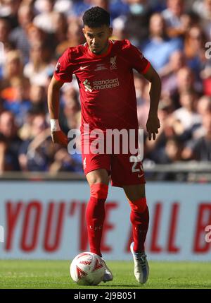 Luis Diaz di Liverpool - Chelsea contro Liverpool, la finale di fa Cup di Emirates, Stadio di Wembley, Londra - 14th maggio 2022 solo per uso editoriale Foto Stock