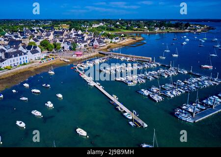 Francia, Morbihan (56), Golfo di Morbihan, Locmariaquer Foto Stock