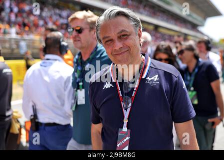 Barcellona, Spagna. 22nd maggio 2022. Luca de Meo (ITA) Amministratore Delegato Groupe Renault in griglia. 22.05.2022. Formula 1 World Championship, Rd 6, Gran Premio di Spagna, Barcellona, Spagna, Giorno di gara. Il credito fotografico dovrebbe essere: XPB/Press Association Images. Credit: XPB Images Ltd/Alamy Live News Foto Stock