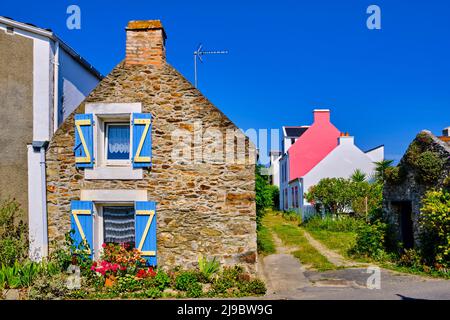 Francia, Morbihan, Belle-Ile-en-mer, Bangor Foto Stock