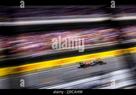 BARCELLONA - Max Verstappen (Oracle Red Bull Racing) durante il Gran Premio di Spagna F1 al Circuit de Barcelona-Catalunya il 22 maggio 2022 a Barcellona, Spagna. REMKO DE WAAL Foto Stock