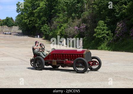 Fiat Isotta Fraschini 250hp (1905/1917), Centenario della velocità, 17 maggio 2022, Brooklands Museum, Weybridge, Surrey, Inghilterra, Gran Bretagna, Regno Unito, Europa Foto Stock