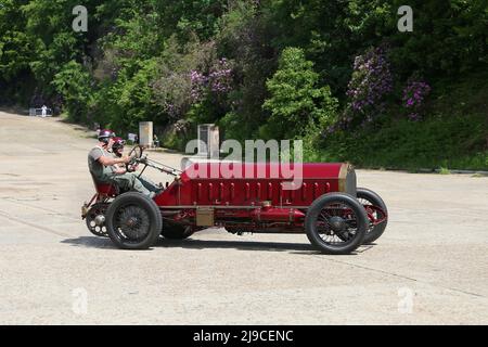 Fiat Isotta Fraschini 250hp (1905/1917), Centenario della velocità, 17 maggio 2022, Brooklands Museum, Weybridge, Surrey, Inghilterra, Gran Bretagna, Regno Unito, Europa Foto Stock