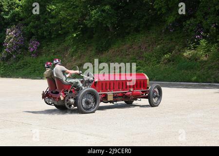 Fiat Isotta Fraschini 250hp (1905/1917), Centenario della velocità, 17 maggio 2022, Brooklands Museum, Weybridge, Surrey, Inghilterra, Gran Bretagna, Regno Unito, Europa Foto Stock