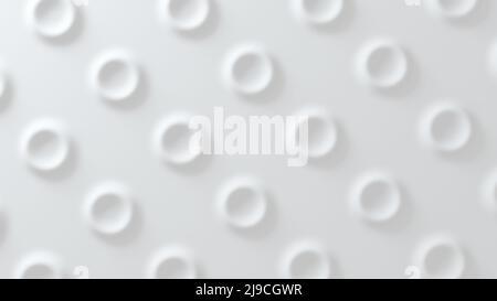 Sfondo bianco convesso in geometria anti-aliasing. 3d rendering Foto Stock