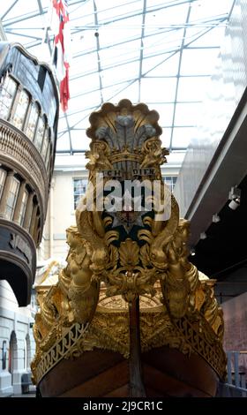 Collezione di figure di navi a vela, National Maritime Museum di Londra Foto Stock