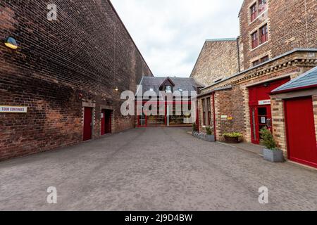 Glenkinchie Distillery for Making Malt Whisky, Pencaitland, East Lothian, Scotland, UK Foto Stock