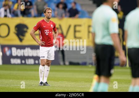 ARNHEM - (lr) Willem Janssen del FC Utrecht dopo la partita olandese dei play-off Erevisione tra Vitesse e il FC Utrecht al Gelredome il 22 maggio 2022 ad Arnhem, Paesi Bassi. ANP ROY LAZET Foto Stock