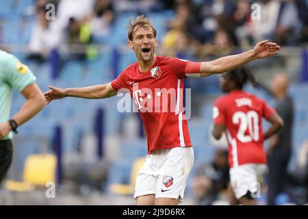 ARNHEM - (lr) Willem Janssen del FC Utrecht durante la partita olandese dei play-off di Eredisie tra Vitesse e il FC Utrecht al Gelredome il 22 maggio 2022 ad Arnhem, Paesi Bassi. ANP ROY LAZET Foto Stock