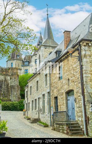 Durbuy Castello in Vallonia regione del Belgio Foto Stock