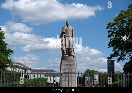 Statua di Guglielmo IV a Greenwich Park, Londra Foto Stock